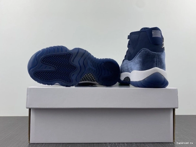 VELVET WMNS MIDNIGHT 11 AR0715-441 AIR JORDAN NAVY 0805